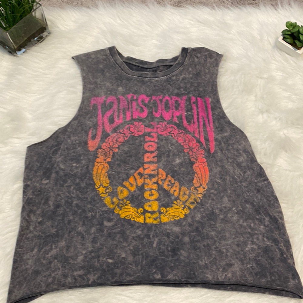 Janis Joplin muscle tee